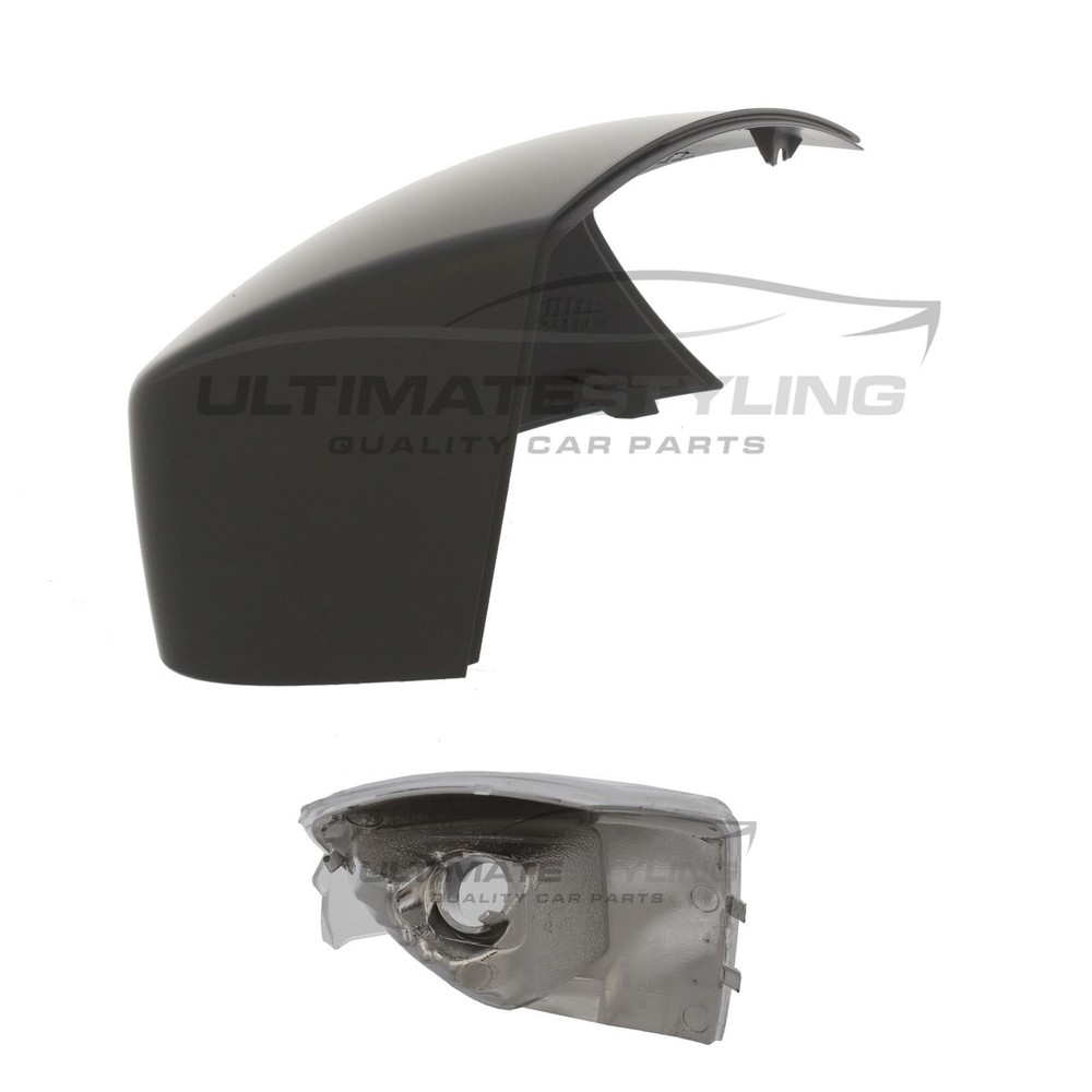 Wing Mirror Cover & Clear Indicator Ford S-Max 2006-2016 Primed Drivers Side