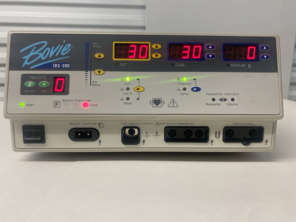 BOVIE IDS-300 ELECTROSURGICAL GENERATOR POWERS ON