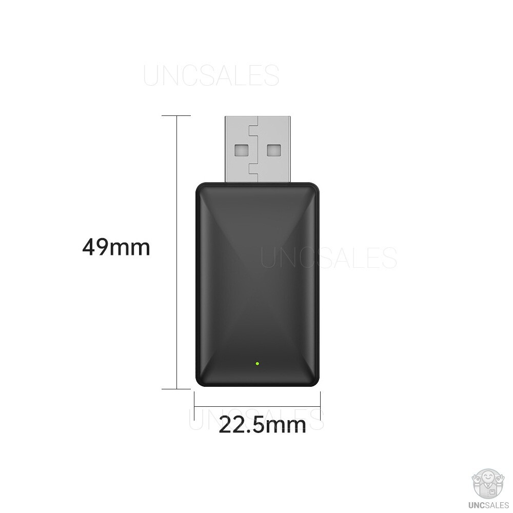 2-in-1 Carplay Wireless Adapter Android Auto Plug Play Connect USB Dongle