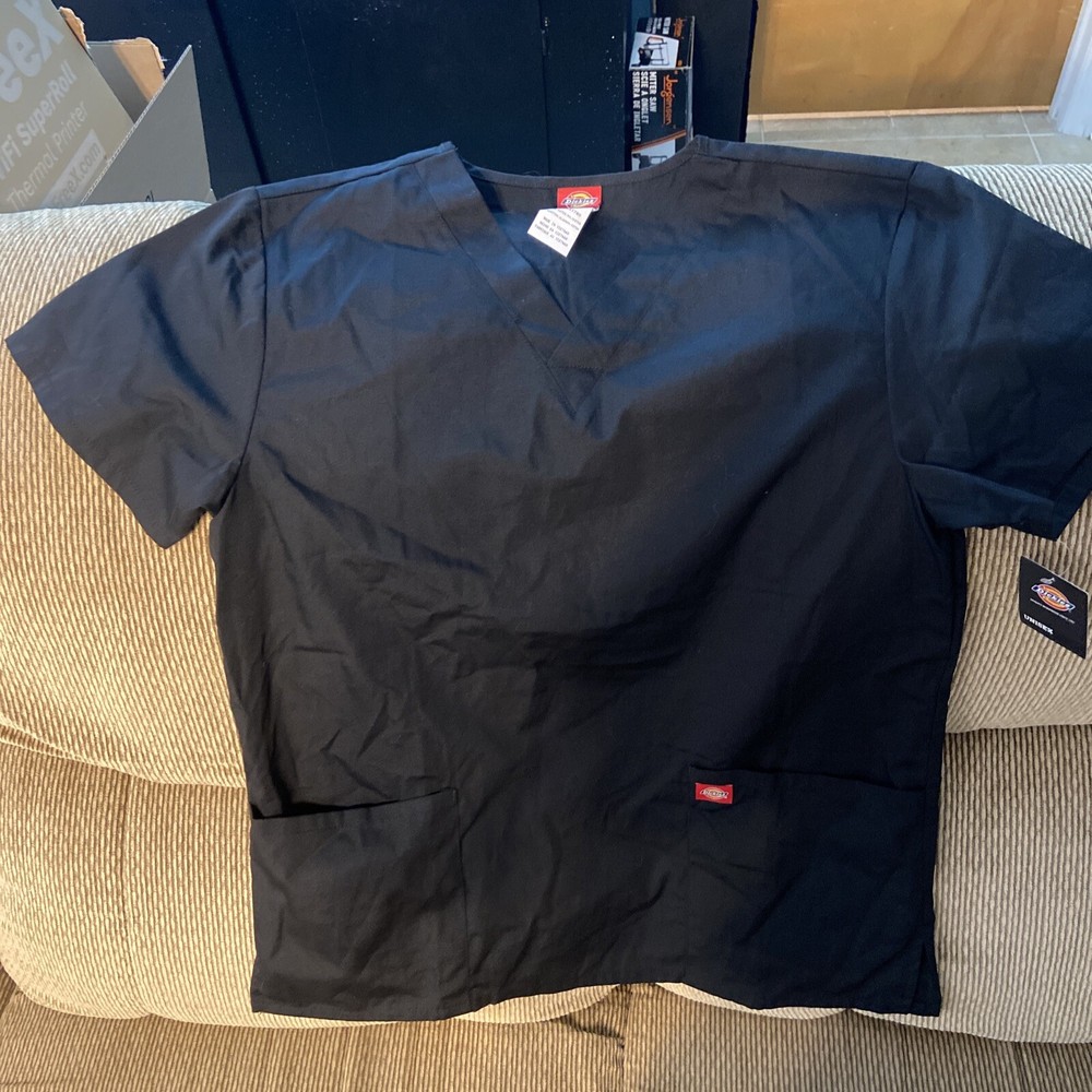 Dickies scrub shirt black m medium Unisex