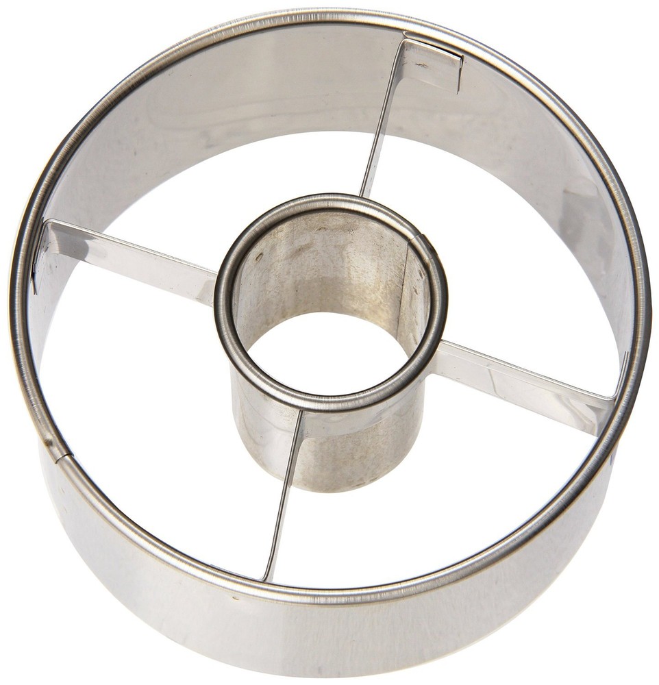 Ateco Stainless Steel Doughnut Cutter, 3 ½"