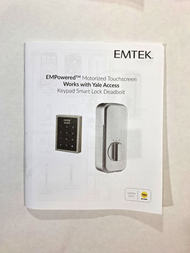 Emtek EMPowered Smart Lock– Bluetooth & Yale Access Compatible