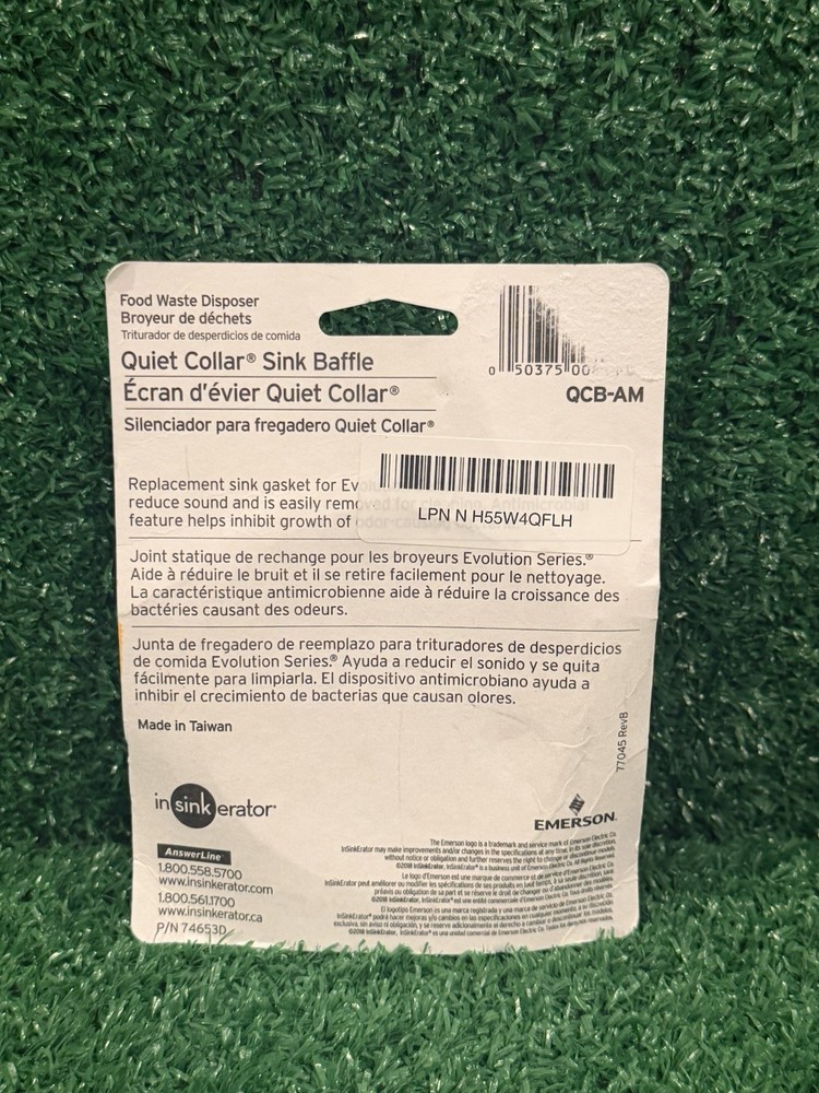 InSinkErator Sink Baffle Evolution Garbage Disposal Splash Guard QCB-AM, A10