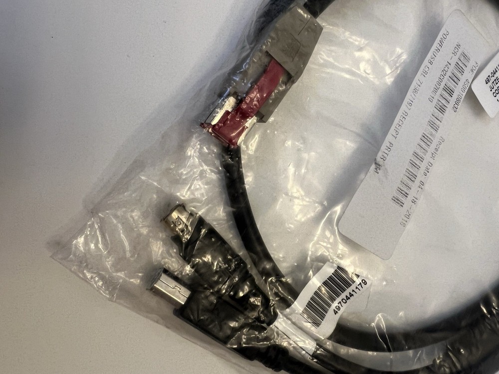 NCR USB Power and Data Cable 24V For Any USB Receipt Printer 1432-C087-0010