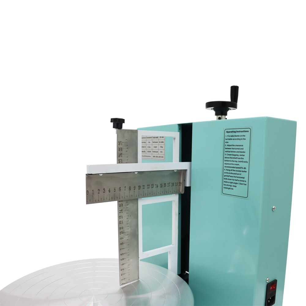 110V Automatic Cake Cream Spreading Coating Smearing Machine 4"-12" Cake Green