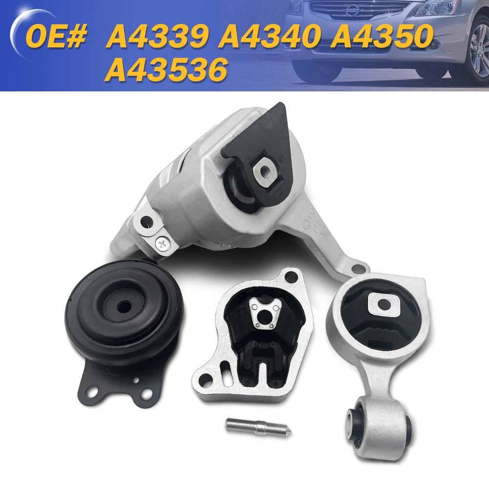 Engine Motor Engine Mount & Transmission Mount Kit for 2007 2008 2009 2010 20...