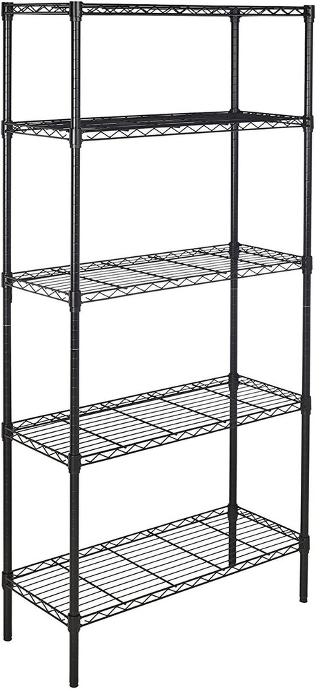 5-Shelf Adjustable, Heavy Duty Storage Shelving Unit (350 Lbs Loading Capacity p