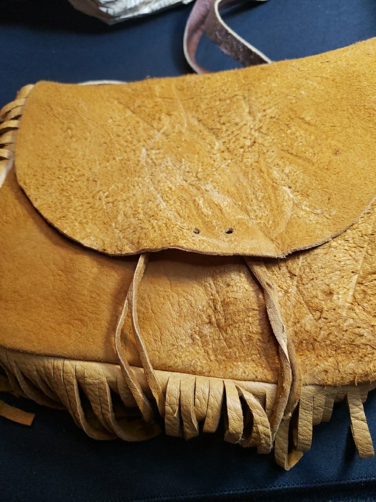 BLACK POWDER MUZZLELOADER BAG ACCESSORIES POSSIBLE BAG Soft SUEDE LEATHER