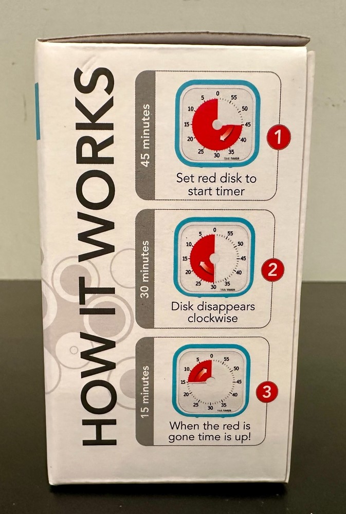60 Minute Visual Timer MOD Education Edition *NEW IN BOX*
