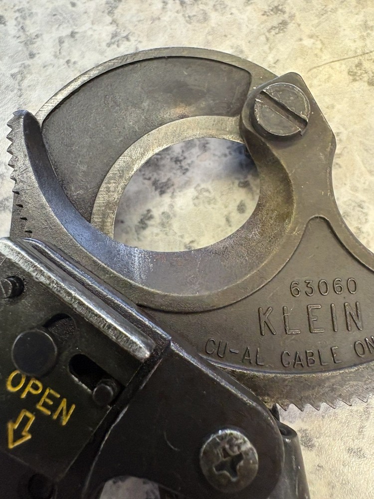 Klein Tools 63060 Ratcheting Cable Cutter Made in Germany