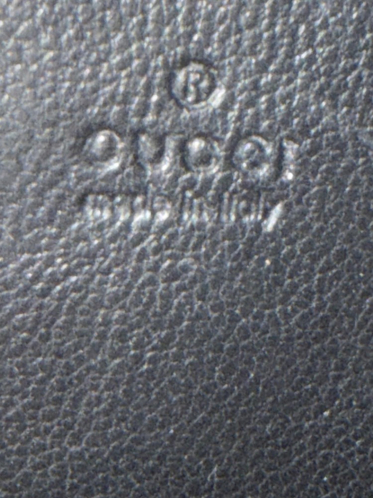 Gucci GG Black Leather Accessory Case