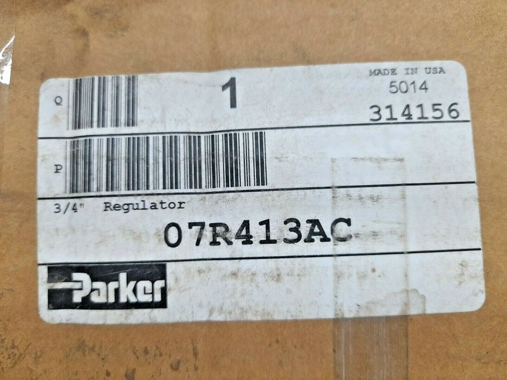 Parker 07R413AC ¾” Regulator