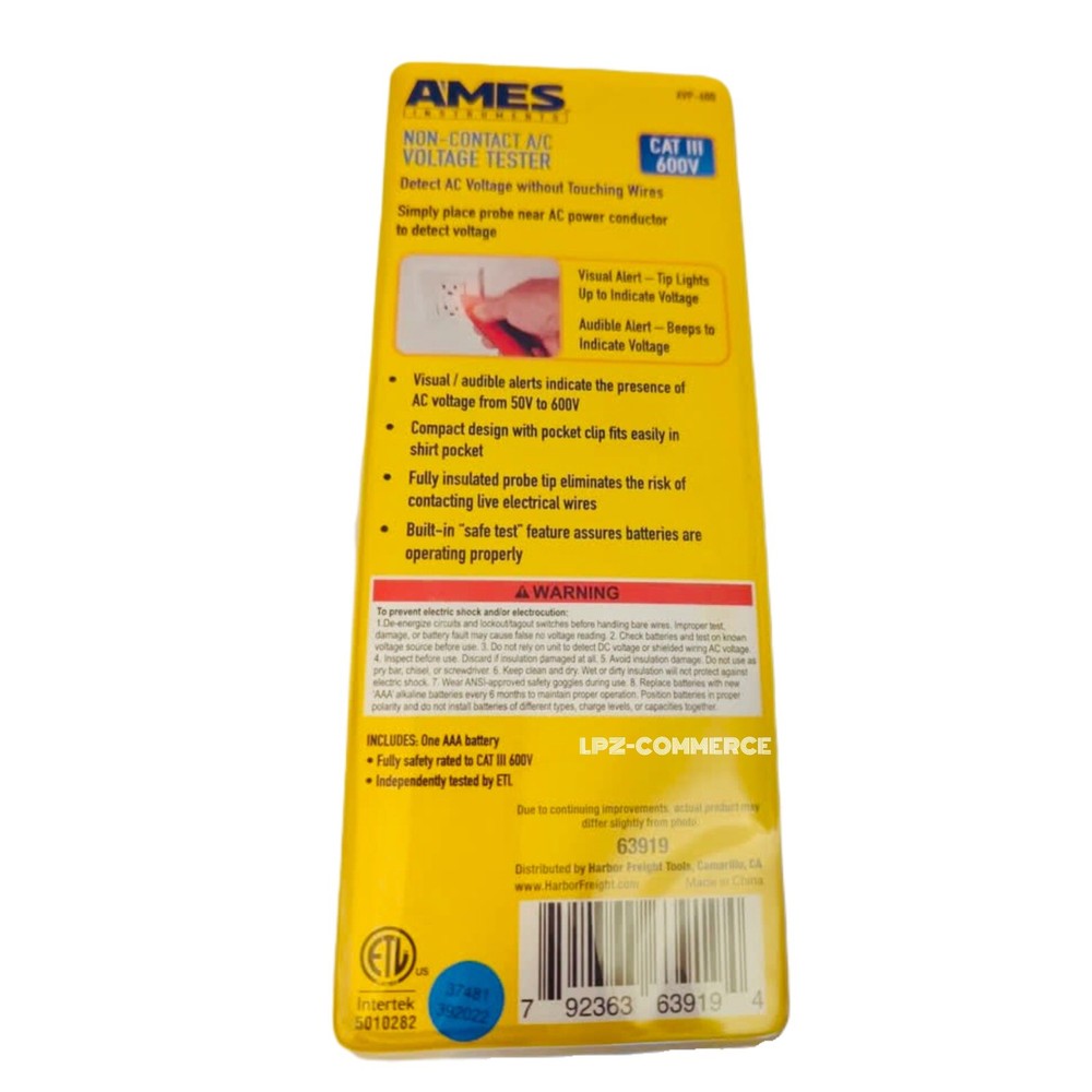 Voltage Tester Easy Visual red light & Audio indicator Beep no contact AC tool