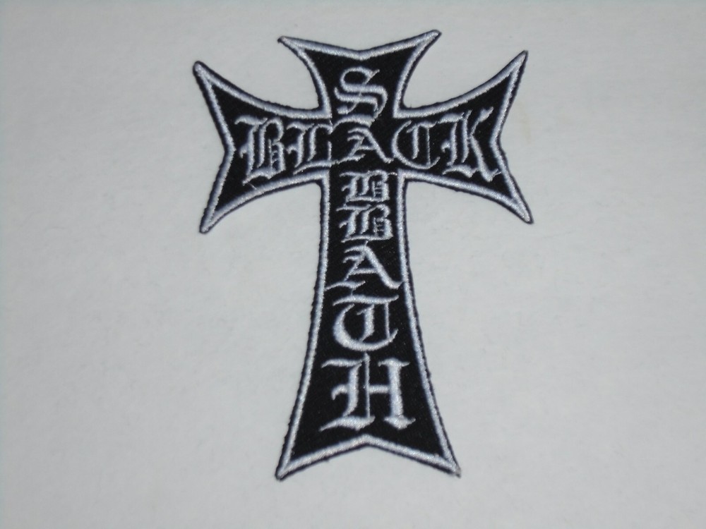 BLACK SABBATH IRON ON EMBROIDERED PATCH