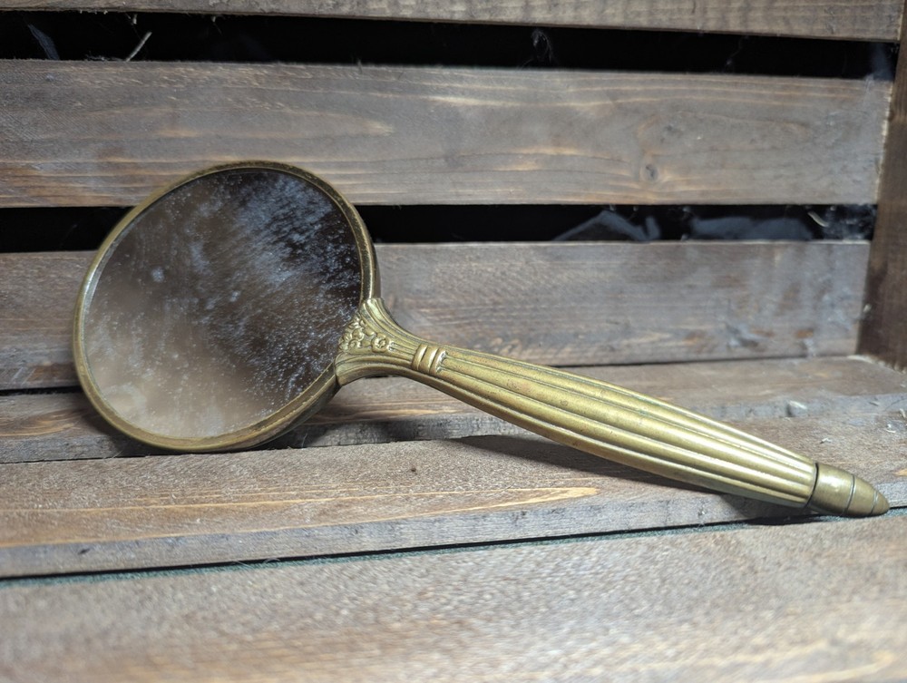 Vintage Art Deco Hand Mirror