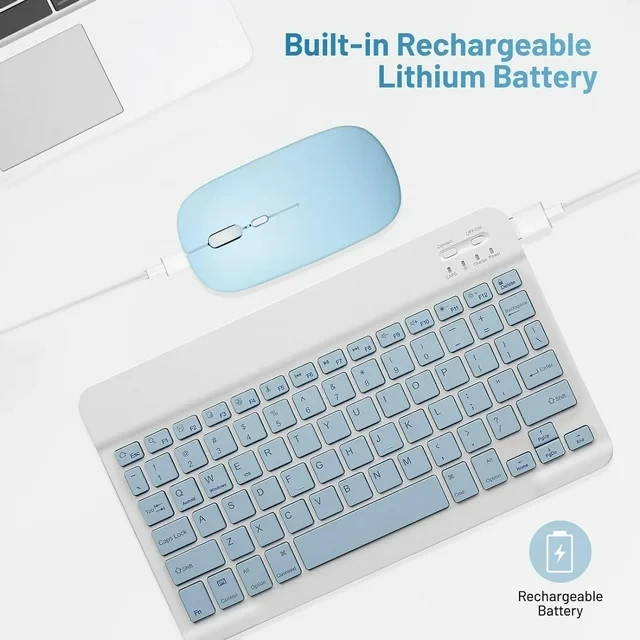ARCTICICE 10 WIRELESS KEYBOARD AND MOUSE COMBO, BLUE *NEW