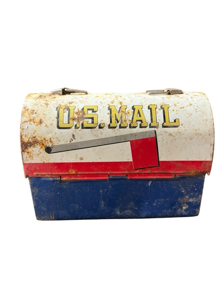 Vintage Metal US Mail Toy Mailbox