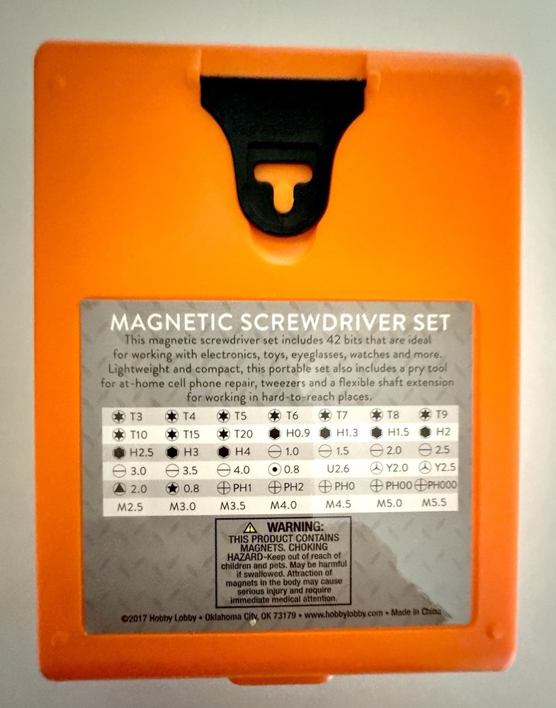Hobby Tools Set 42 pc Multi driver magnetic screwdriver set COMPLETE