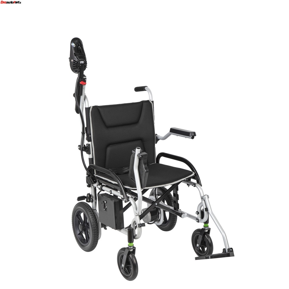 Lightweight 37.5 lbs Foldable Electric Wheelchairs Max 265lbs, 25 Miles Range