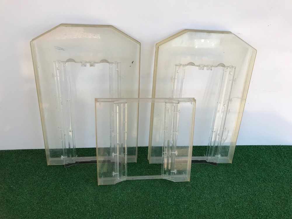 Code 3 Excalibur LED LED-X 2100 Lower Bottom Clear Lightbar Outer Lens Set #1