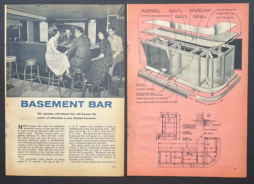 L Home Bar How-to Build PLANS / Kitchen / Snack / Refreshment