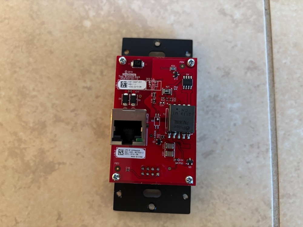 Clearone CONVERGE Bluetooth Expander - Wall Plate Piece - Tested & Working