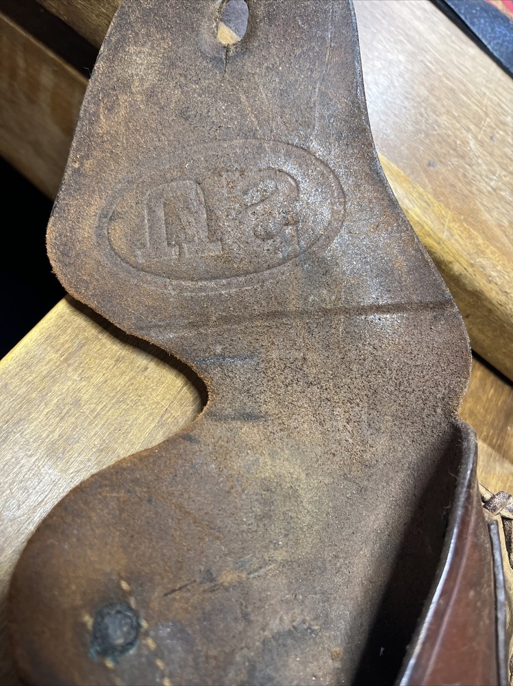 Antique 1918 US Flap Leather Holster