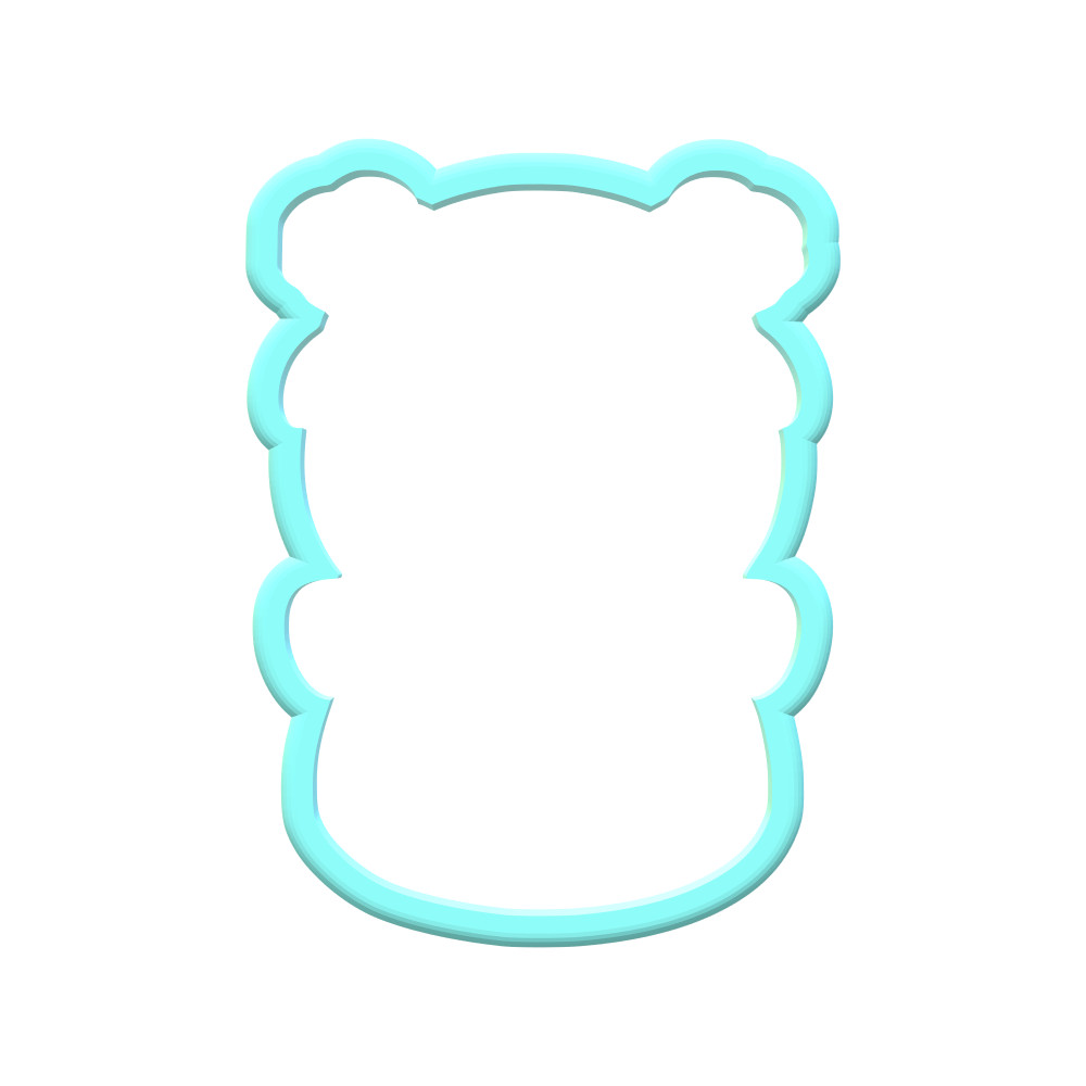 Pink Snow Girl Cookie Cutters