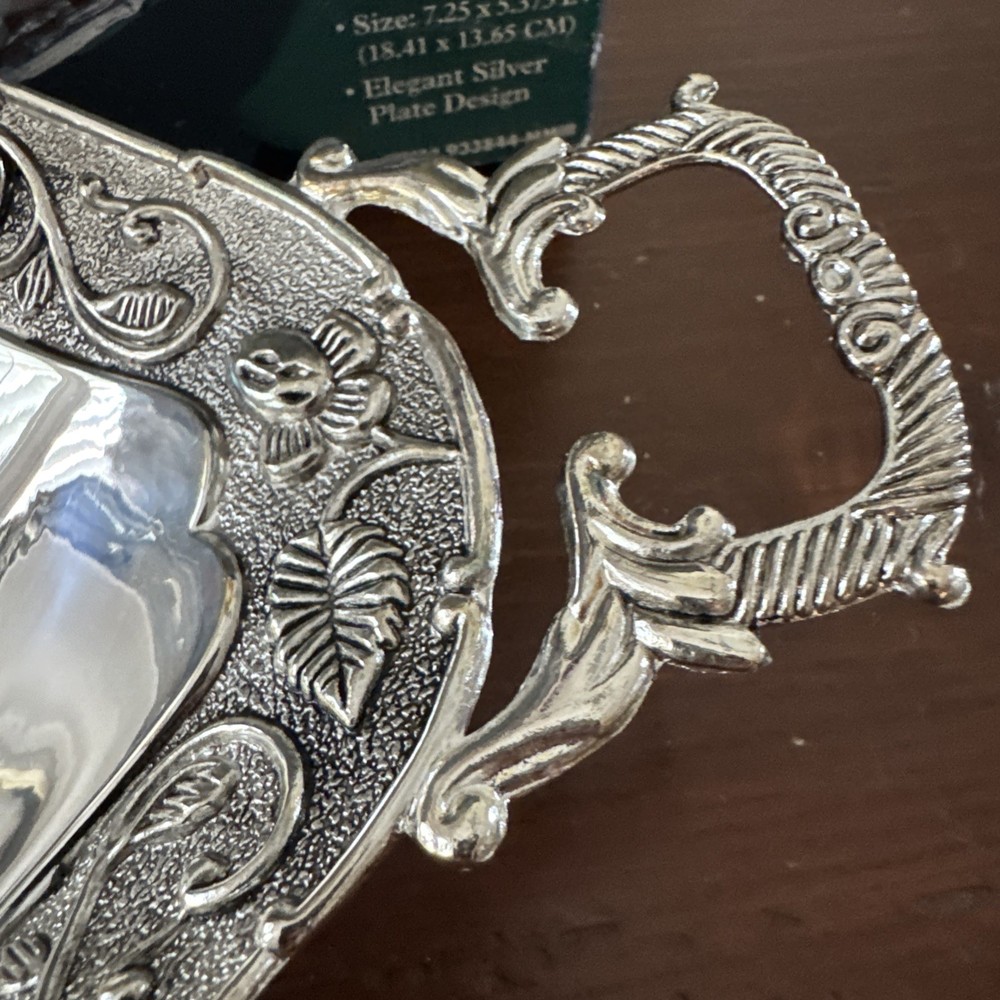 Vintage Silver-plated Footed Candy Dish