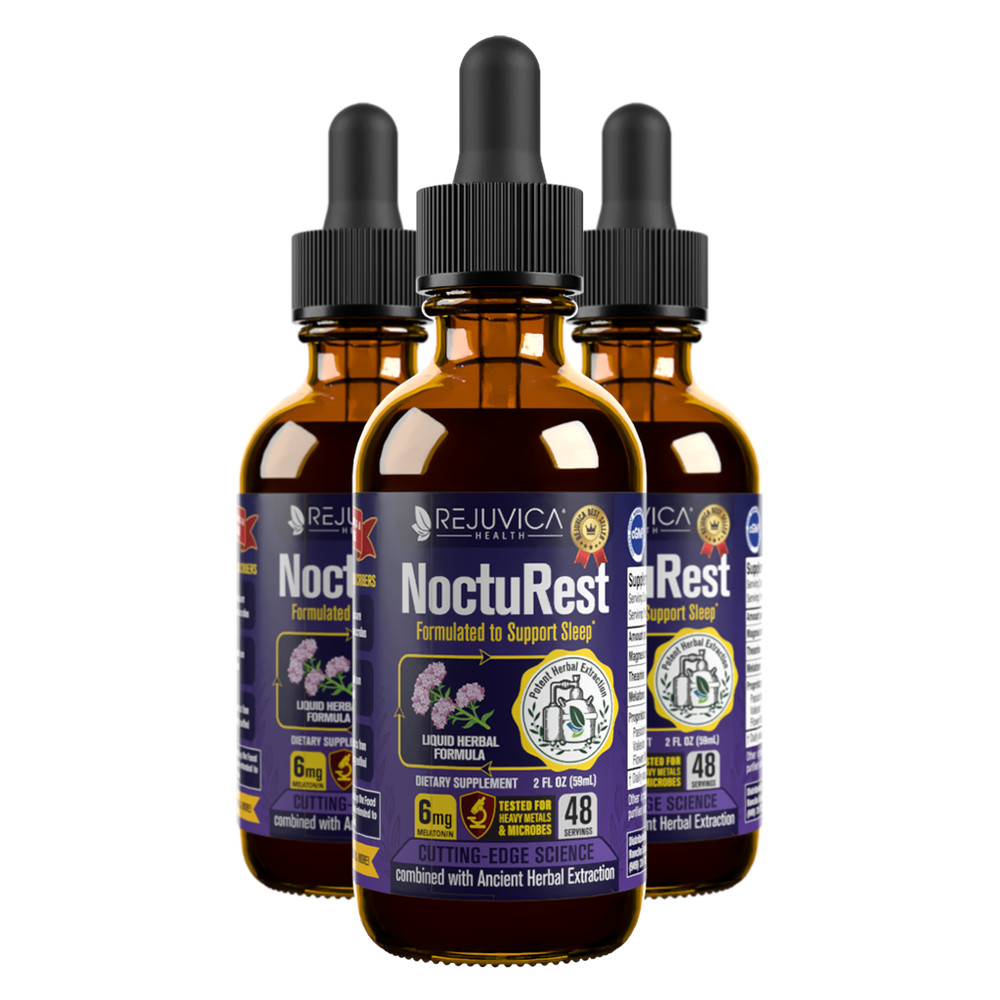 NoctuRest - Advanced, All-Natural Liquid Sleep Aid: 3 Bottle Value Pack
