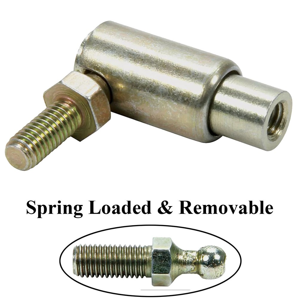 Quick Release Cable Ball End F/Shielded Control Cables, 10/32 Threads, Pair