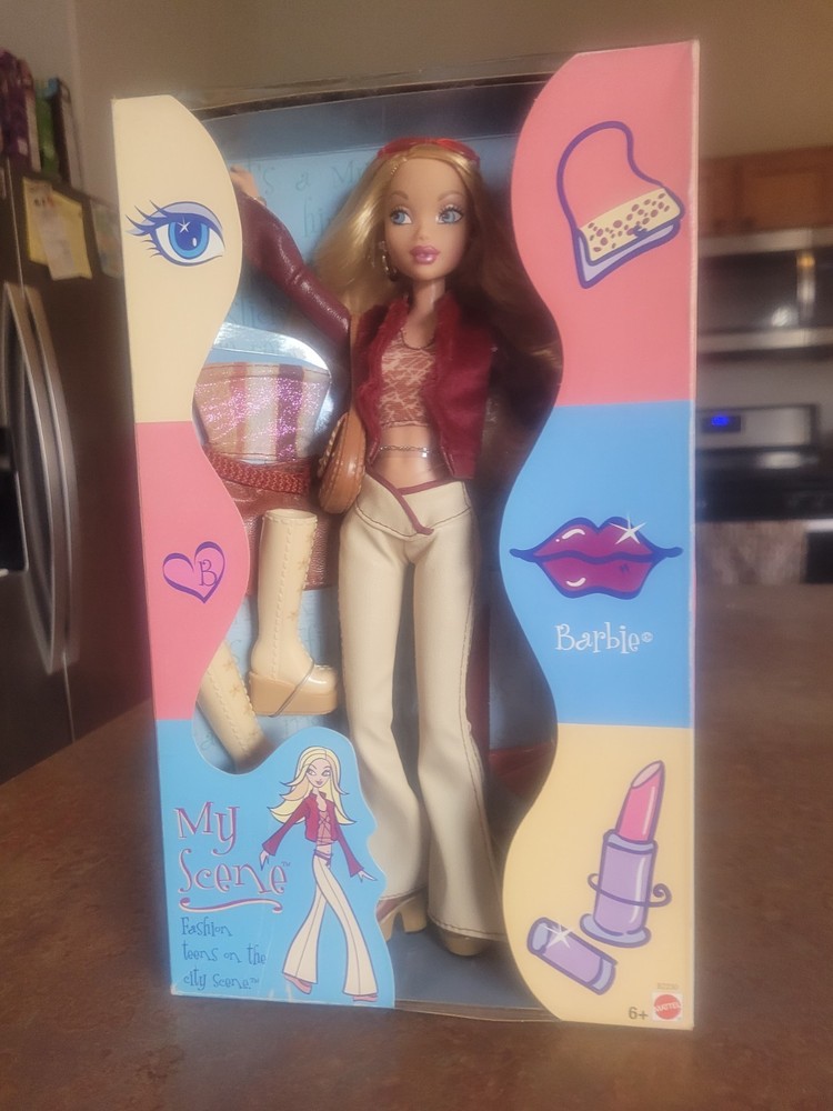MY SCENE BARBIE DOLL 2002 NRFB