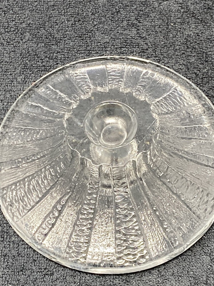 heavy crystal double sided candle holder