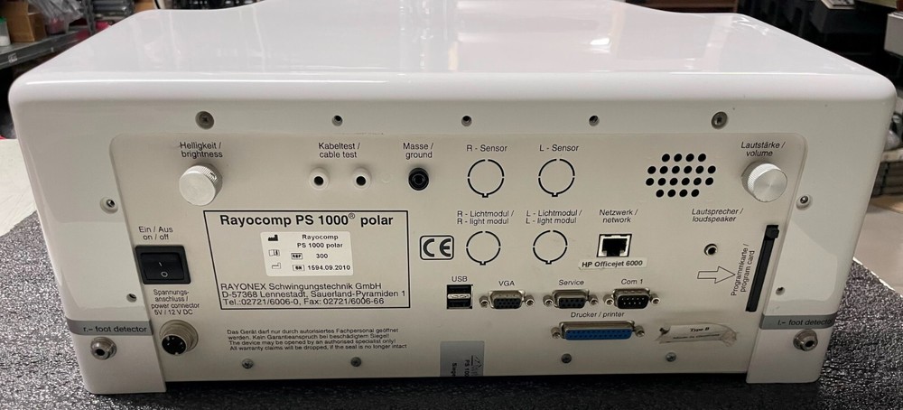 Rayonex / Rayocomp PS 1000 Polar Device (AS-IS)