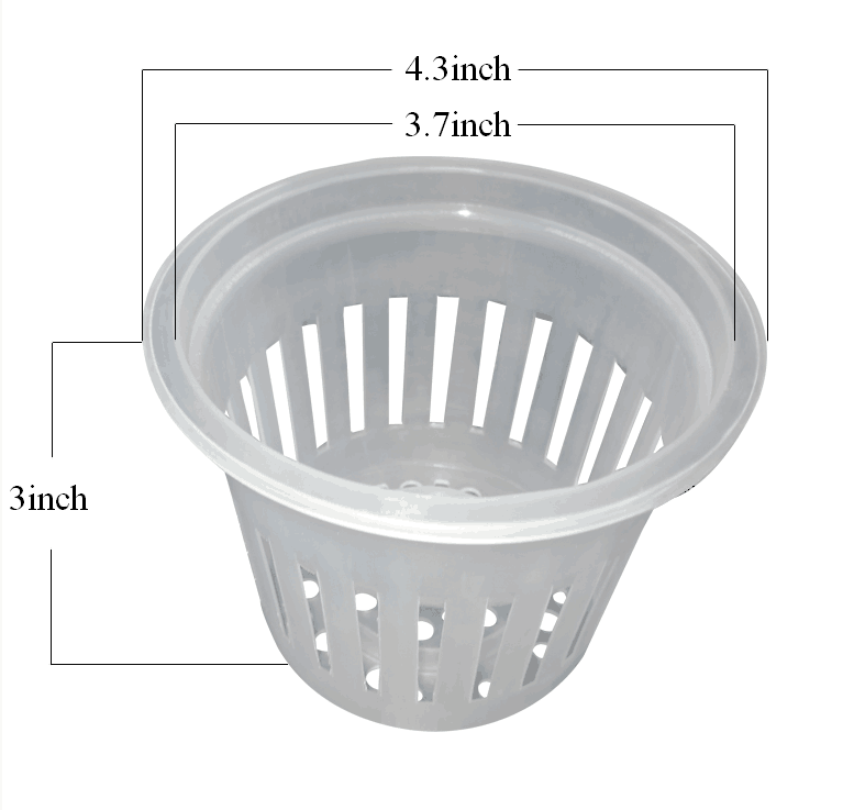 6 Plant Site Square Shape Hydroponic Grow Kit Baskets Grow System with Pump
