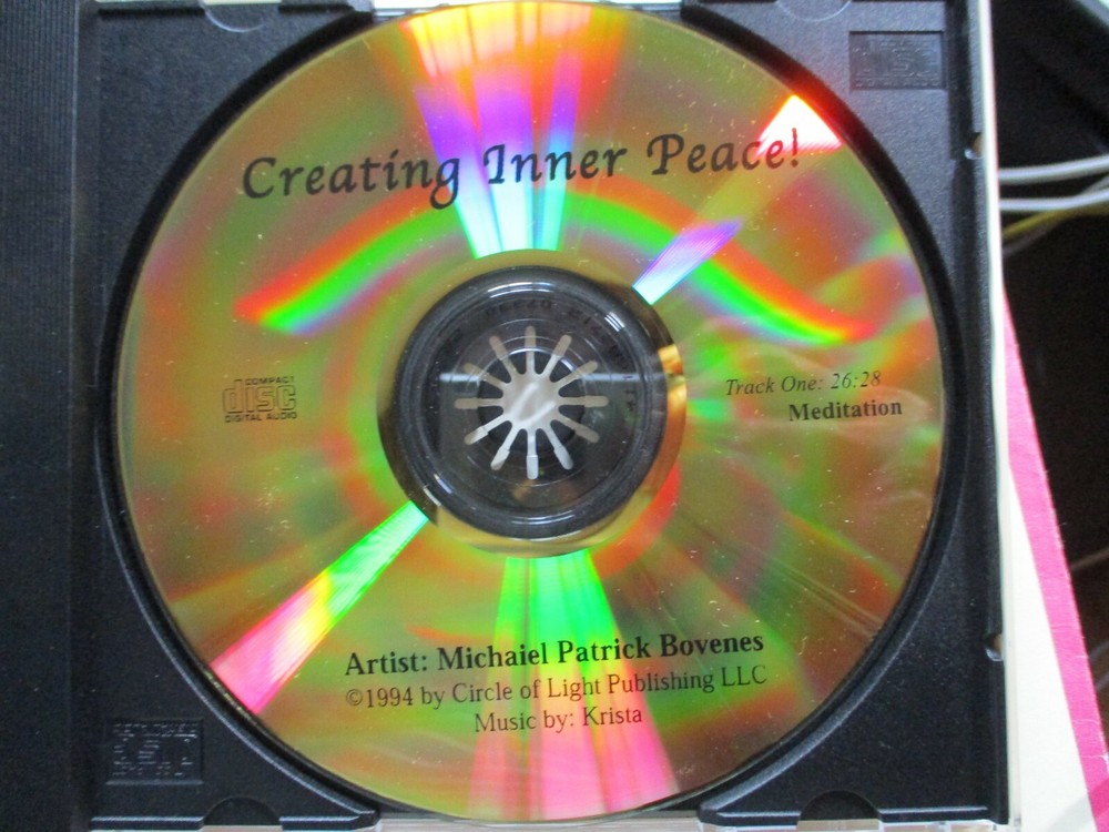 Creating Inner Peace: Guided Meditation by Michaiel Patrick Bovenes CD 1994