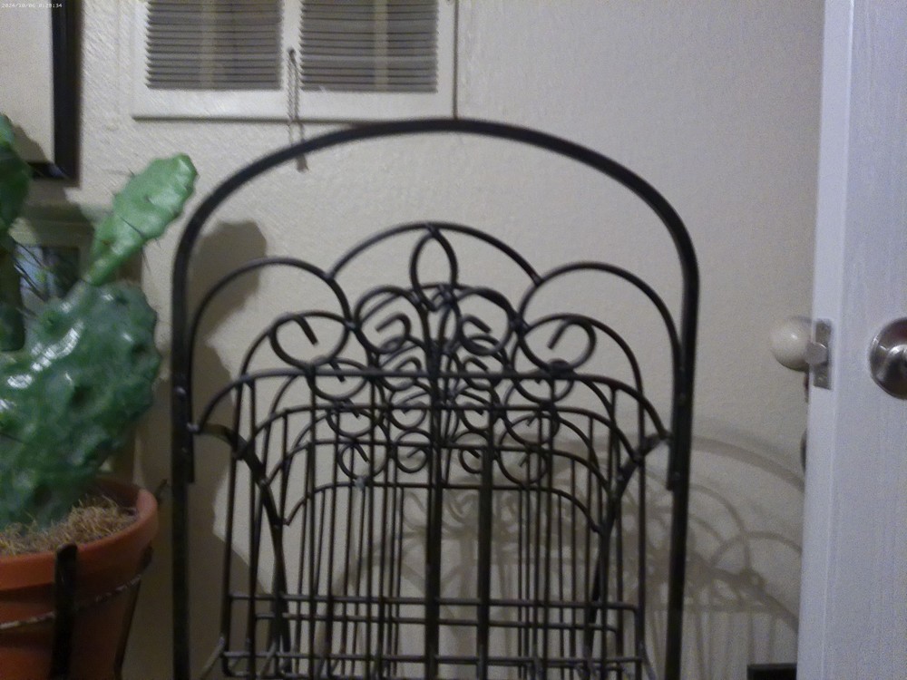 Vintage Rod Iron Magazine Rack