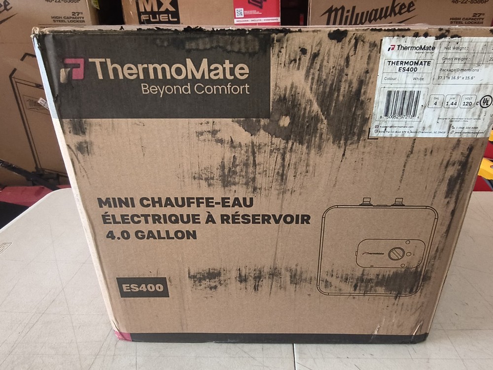 ThermoMate ES400 4.0 Gal Mini Tank Point-of-Use Electric Water Heater 120V White