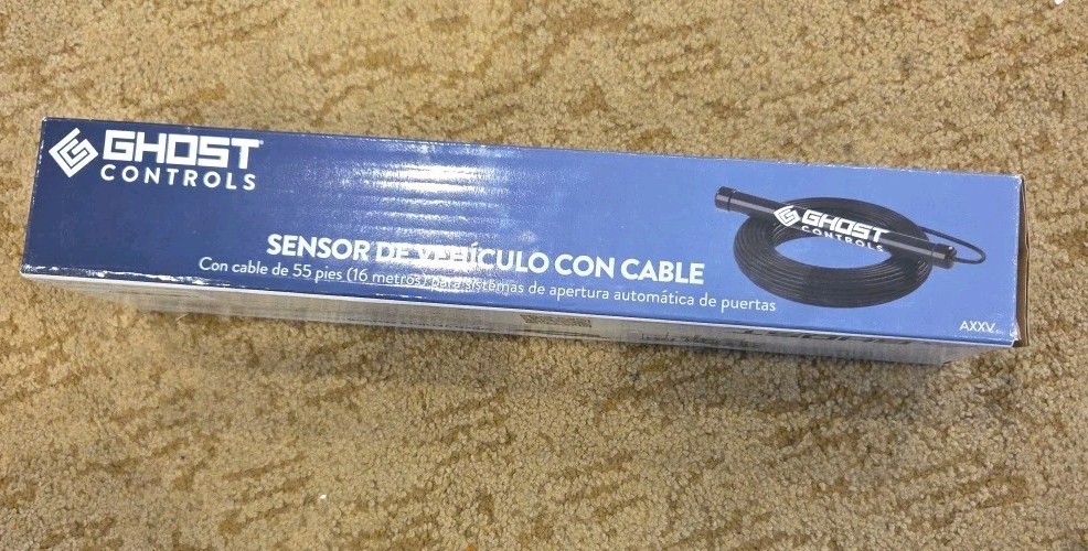 Ghost Controls AXXV Wired Vehicle Sensor with 55 ft. Cable for Automatic Gate