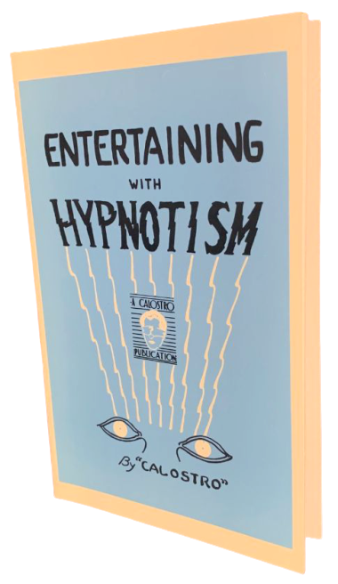 ENTERTAINING WITH HYPNOTISM Book Hypnosis Magic Trick Mental Mind Reading ESP