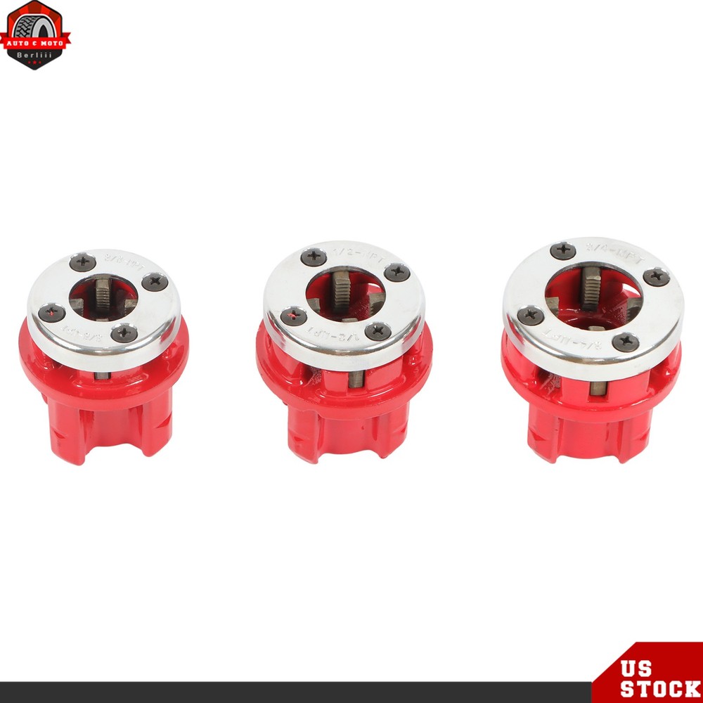 Handheld Pipe Threader Ratchet Typeand Pipe Cutter Threading Tool with 5Dies Set