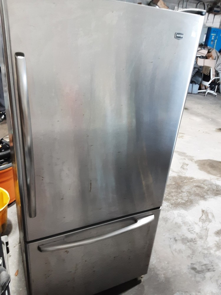 maytag stainless steel refrigerator