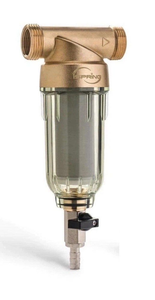 iSpring WSP-50 Reusable Whole House Spin Down Sediment Water Filter