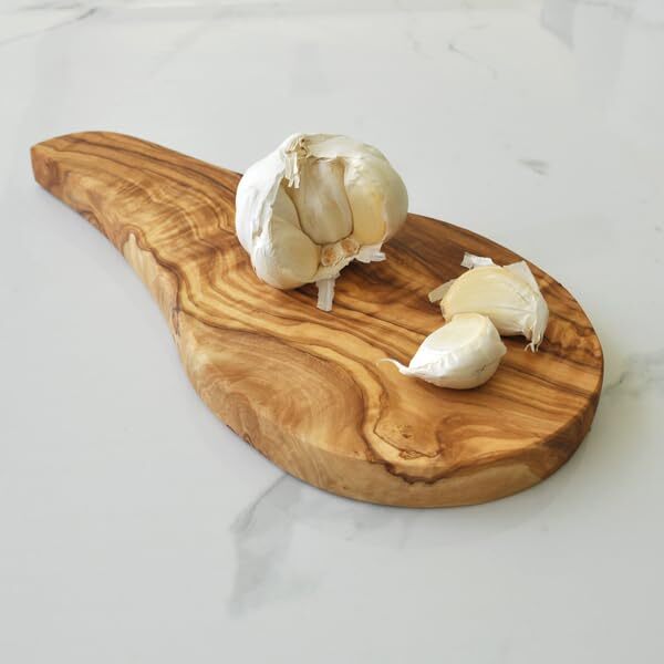 - Olive Wood Garlic Chopping/Cutting Board