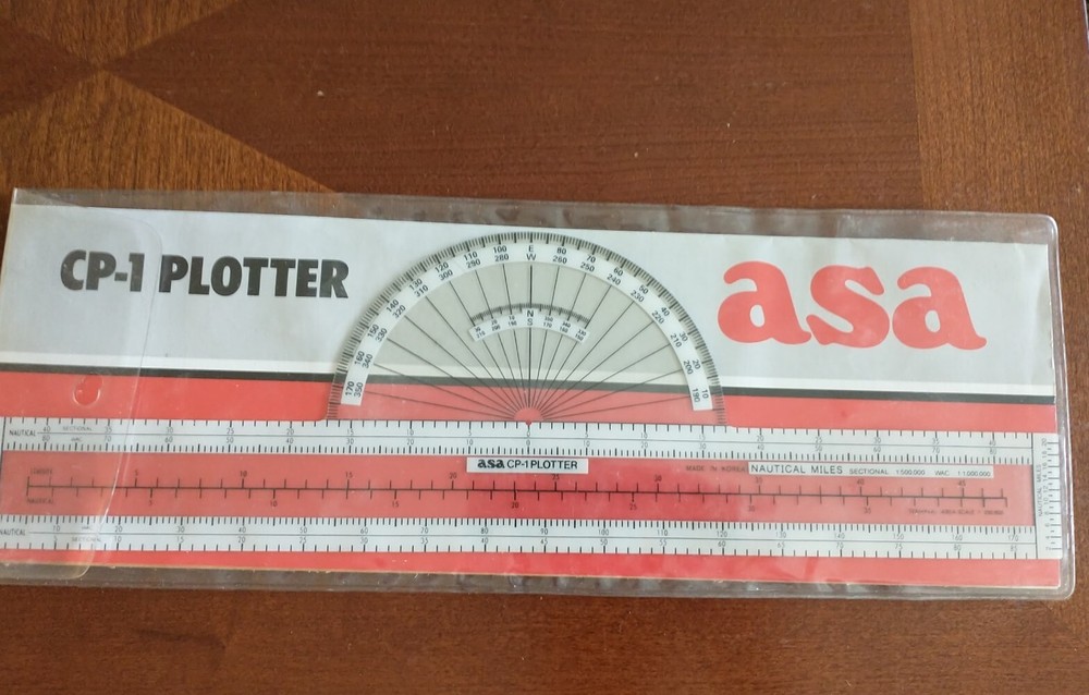ASA CP-1 Navigation Plotter with sleeve