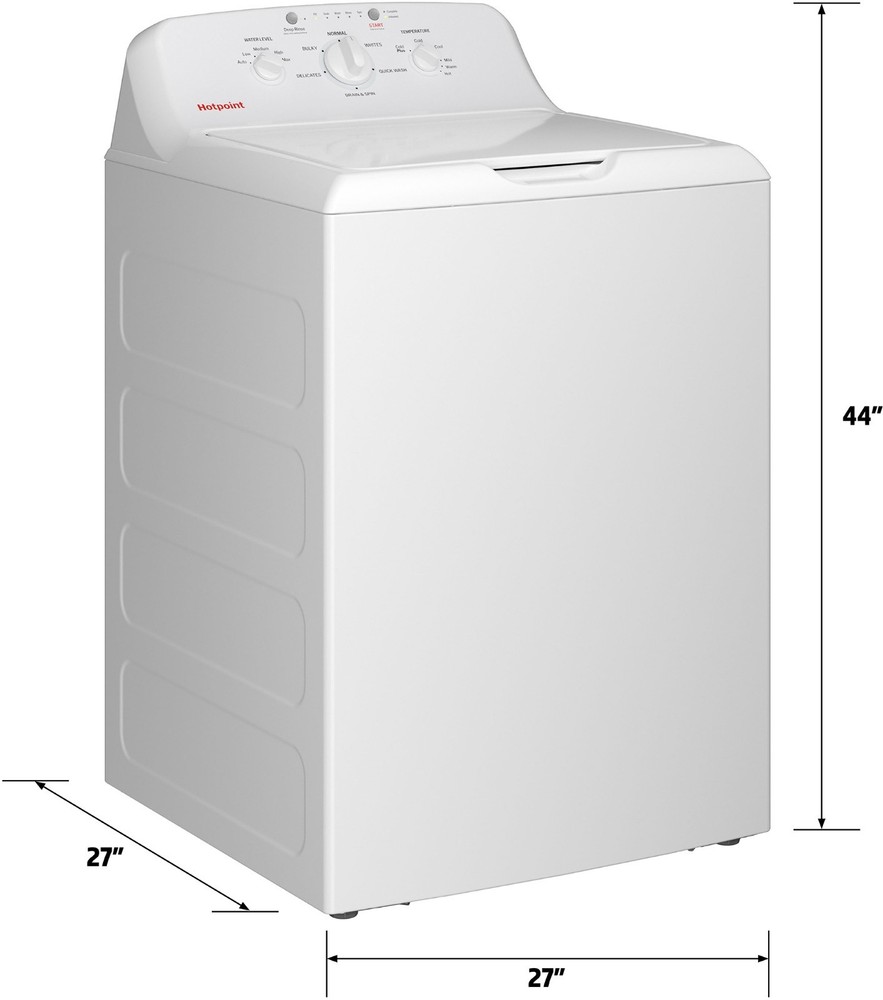 Hotpoint 4.0 Cu.Ft. High Efficiency Top Load Washer - White