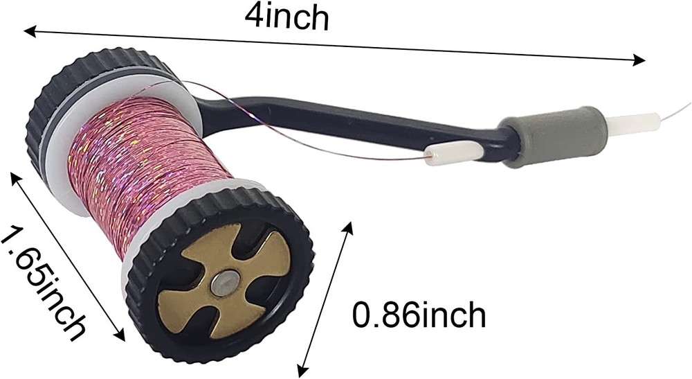 Fly Tying Tool x3 Ceramic Lined Black Bobbin Holder