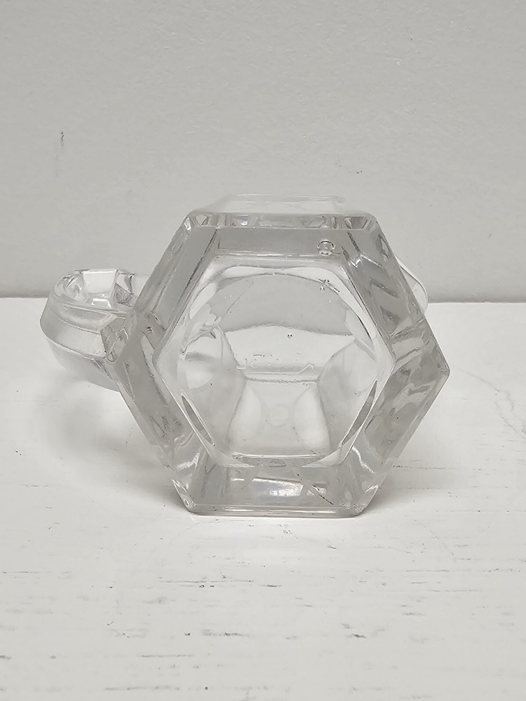 Vintage EAPG Krys-Tol Creamer In Chippendale Panel Pattern With Beatiful Etchin