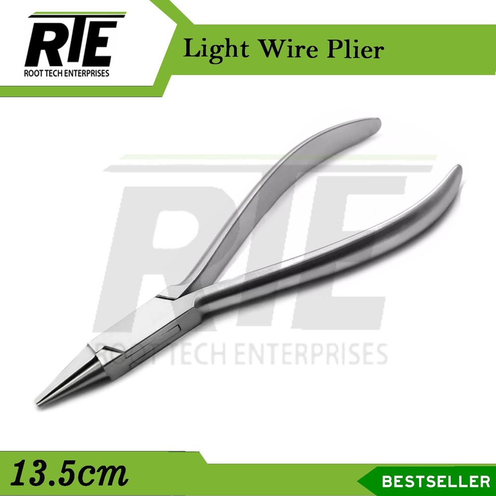 3PCS Orthodontic Bird Beak Pliers Light Wire Bending Loop Forming Tool