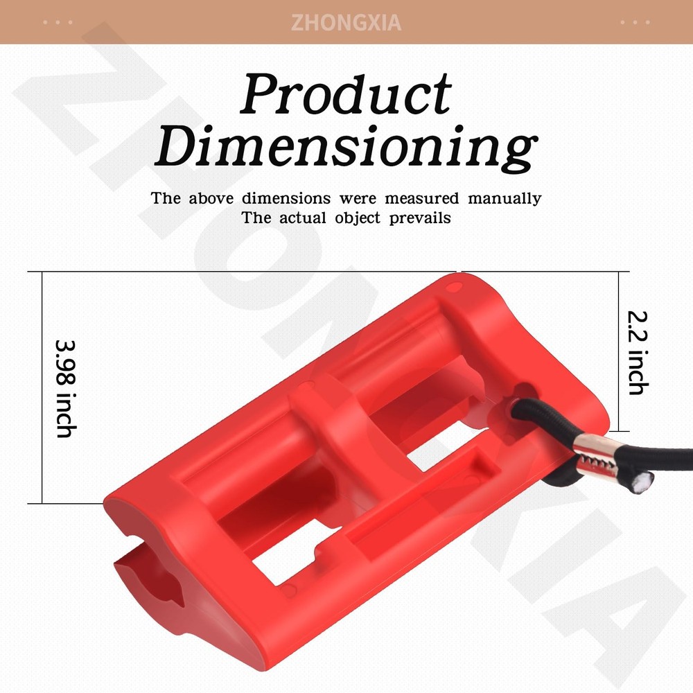 4" Steer Stop Outboard Hydraulic Steering Lock, 4 inches, Red